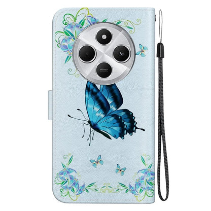 For Xiaomi Redmi 14C 4G Wallet Phone Case Anti-Drop Leather Flip Cover Pattern Printing