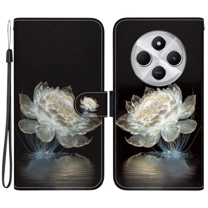 For Xiaomi Redmi 14C 4G Wallet Phone Case Anti-Drop Leather Flip Cover Pattern Printing