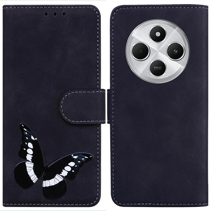 For Xiaomi Redmi 14C 4G Stand Case PU Leather Phone Cover Butterfly Printed