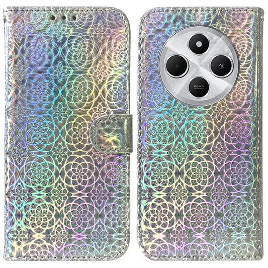 For Xiaomi Redmi 14C 4G Stand Case Dazzling Flower Leather Phone Cover