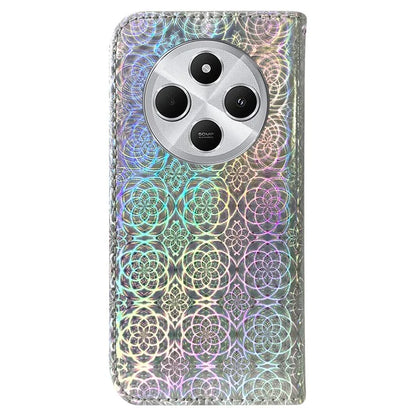 For Xiaomi Redmi 14C 4G Stand Case Dazzling Flower Leather Phone Cover