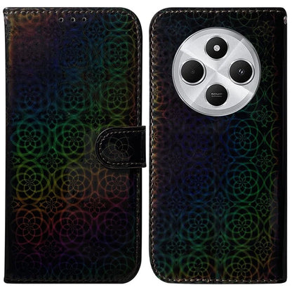 For Xiaomi Redmi 14C 4G Stand Case Dazzling Flower Leather Phone Cover