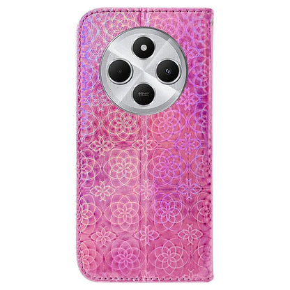 For Xiaomi Redmi 14C 4G Stand Case Dazzling Flower Leather Phone Cover