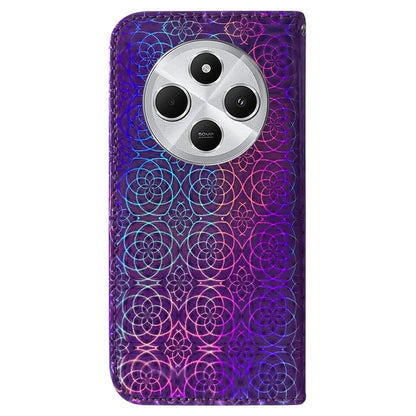 For Xiaomi Redmi 14C 4G Stand Case Dazzling Flower Leather Phone Cover