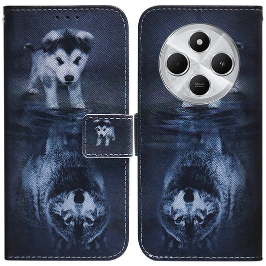 For Xiaomi Redmi 14C 4G Wallet Case Pattern Print Leather Phone Cover