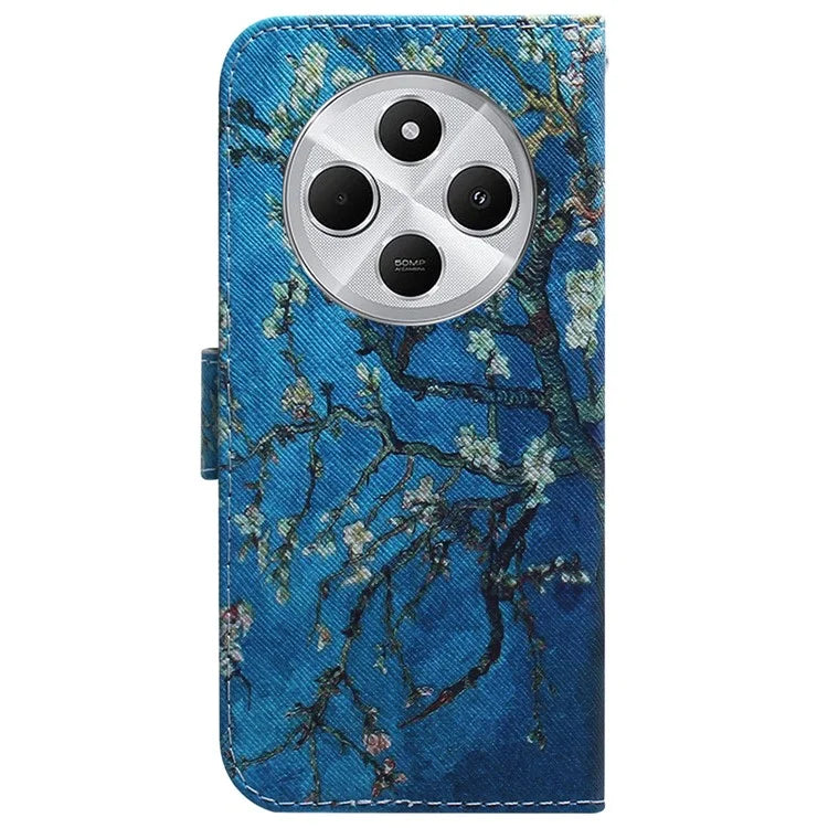 For Xiaomi Redmi 14C 4G Wallet Case Pattern Print Leather Phone Cover