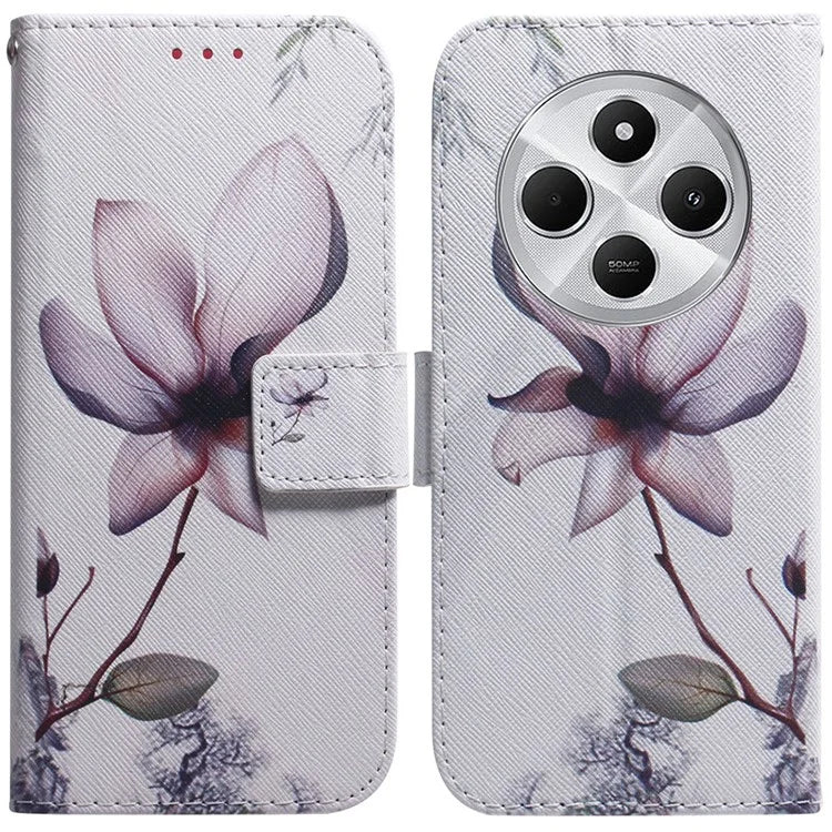 For Xiaomi Redmi 14C 4G Wallet Case Pattern Print Leather Phone Cover