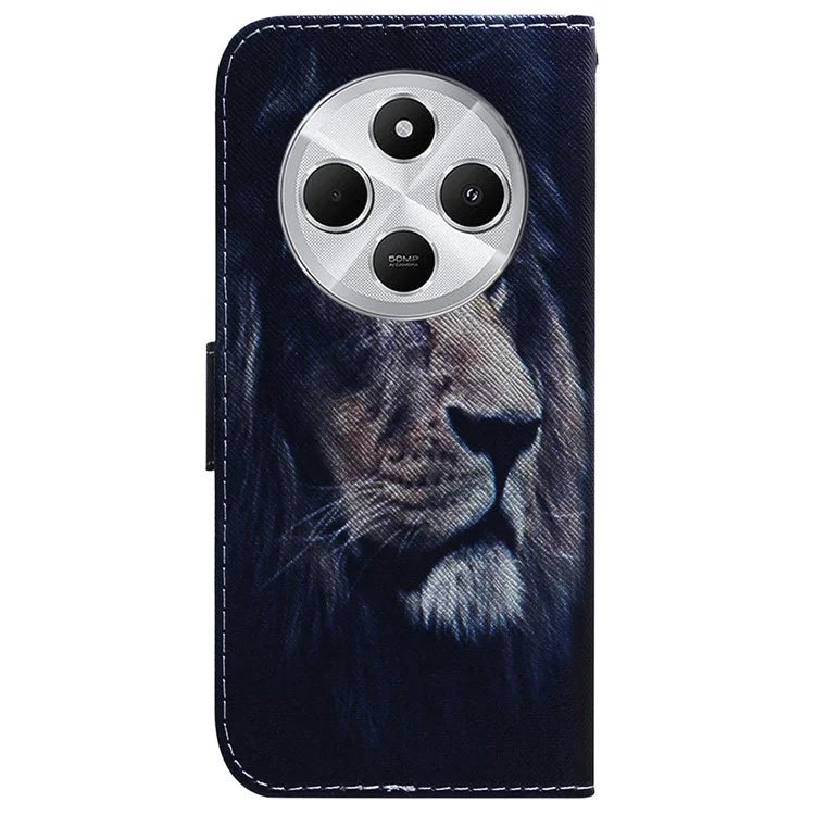 For Xiaomi Redmi 14C 4G Wallet Case Pattern Print Leather Phone Cover