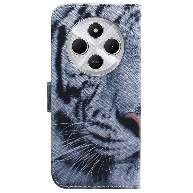 For Xiaomi Redmi 14C 4G Wallet Case Pattern Print Leather Phone Cover