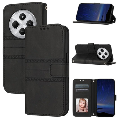 For Xiaomi Redmi 14C 4G Case Wallet PU Leather Imprinted Pattern Phone Cover