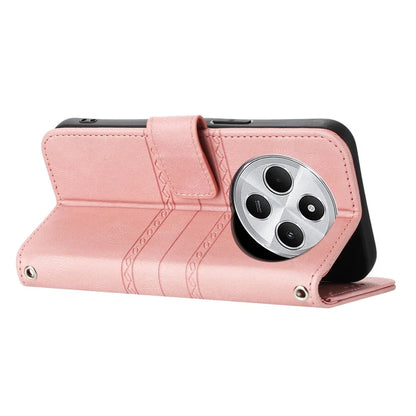For Xiaomi Redmi 14C 4G Case Wallet PU Leather Imprinted Pattern Phone Cover