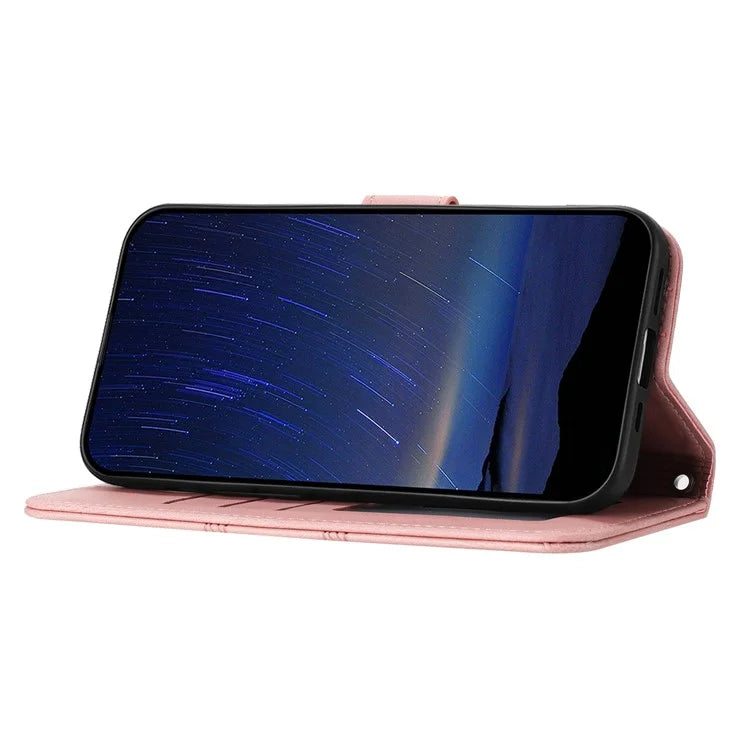 For Xiaomi Redmi 14C 4G Case Wallet PU Leather Imprinted Pattern Phone Cover