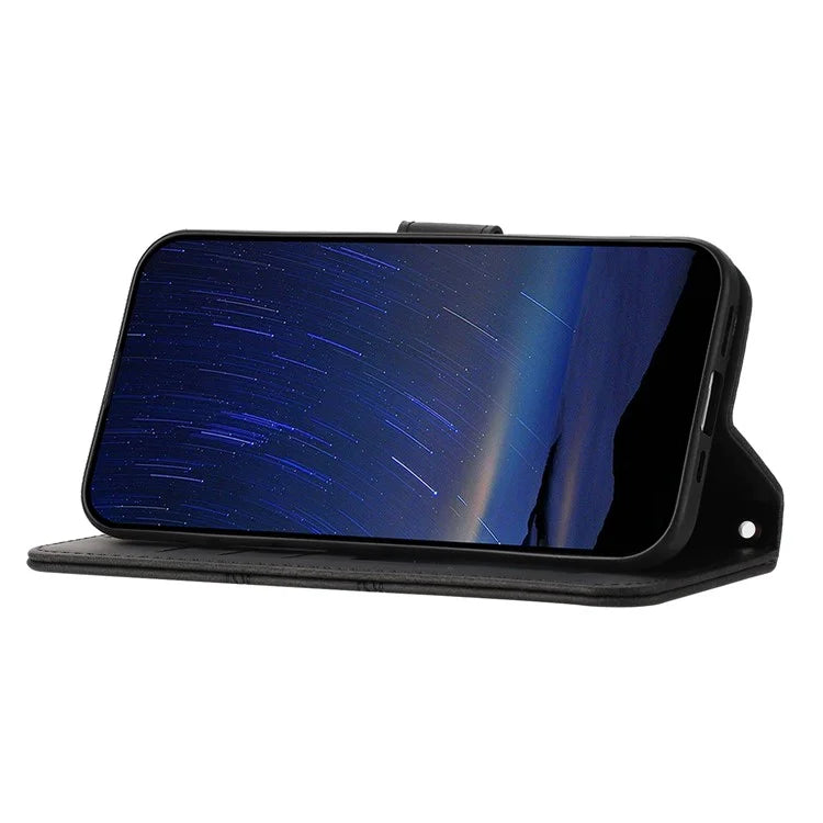 For Xiaomi 14T Pro Case Wallet PU Leather Imprinted Pattern Phone Cover