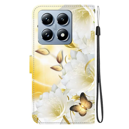 For Xiaomi 14T Pro Wallet Phone Case Anti-Drop Leather Flip Cover Pattern Printing