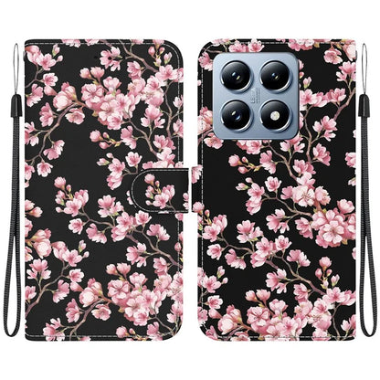For Xiaomi 14T Pro Wallet Phone Case Anti-Drop Leather Flip Cover Pattern Printing