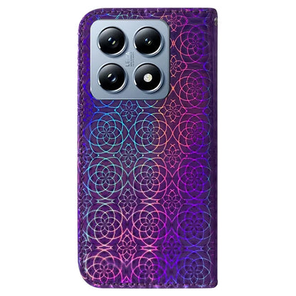 For Xiaomi 14T Pro Stand Case Dazzling Flower Leather Phone Cover