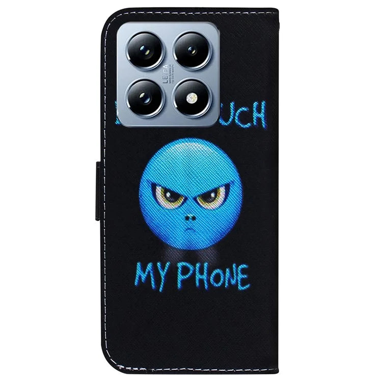 For Xiaomi 14T Pro Wallet Case Pattern Print Leather Phone Cover