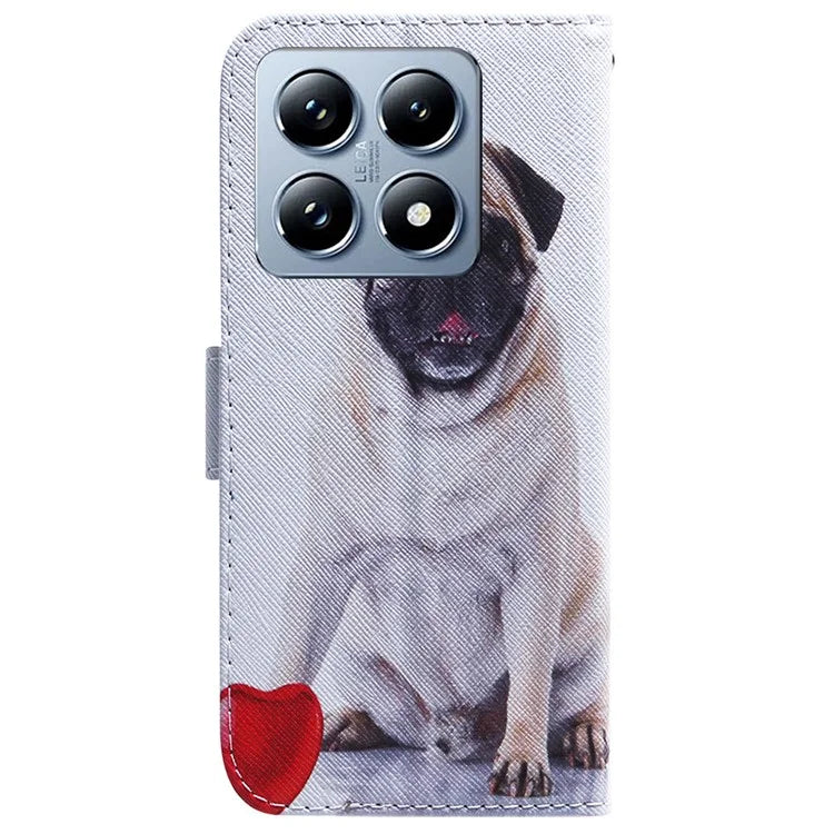 For Xiaomi 14T Pro Wallet Case Pattern Print Leather Phone Cover