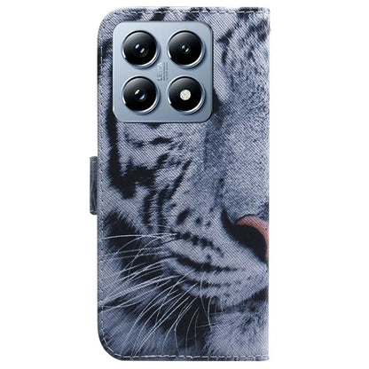 For Xiaomi 14T Pro Wallet Case Pattern Print Leather Phone Cover