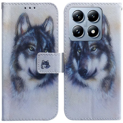 For Xiaomi 14T Pro Wallet Case Pattern Print Leather Phone Cover