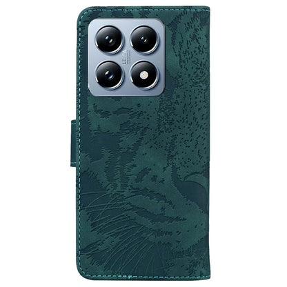 For Xiaomi 14T Pro Case Tiger Imprint Leather Wallet Phone Cover