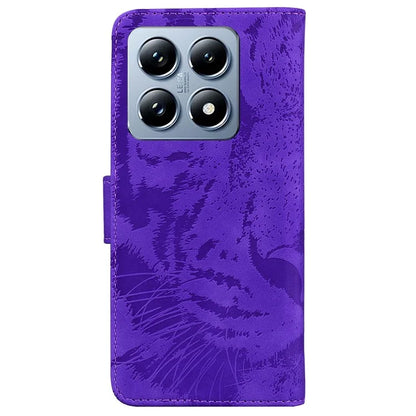 For Xiaomi 14T Pro Case Tiger Imprint Leather Wallet Phone Cover