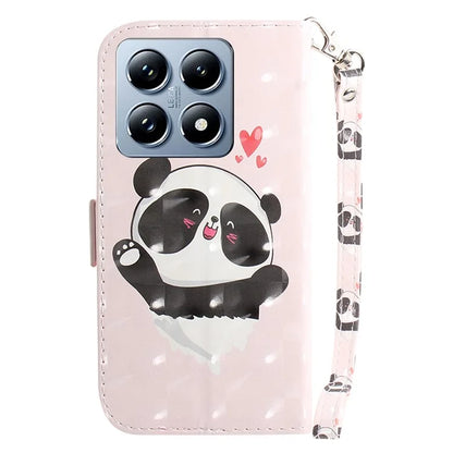 For Xiaomi 14T Pro Case Pattern Printing Leather Wallet Phone Cover