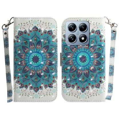 For Xiaomi 14T Pro Case Pattern Printing Leather Wallet Phone Cover