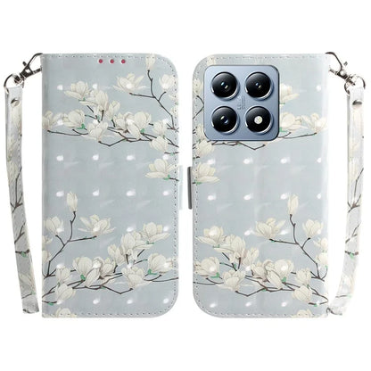 For Xiaomi 14T Pro Case Pattern Printing Leather Wallet Phone Cover