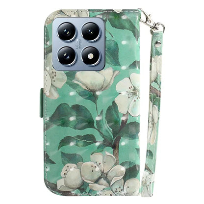 For Xiaomi 14T Pro Case Pattern Printing Leather Wallet Phone Cover