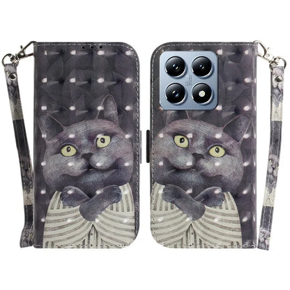 For Xiaomi 14T Pro Case Pattern Printing Leather Wallet Phone Cover
