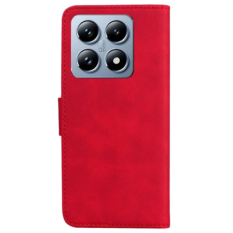For Xiaomi 14T Stand Case PU Leather Phone Cover Butterfly Printed