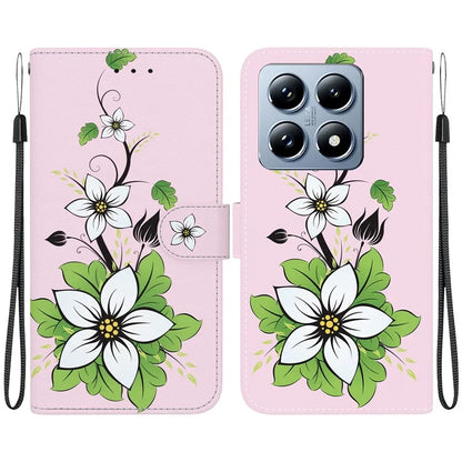 For Xiaomi 14T Wallet Phone Case Anti-Drop Leather Flip Cover Pattern Printing