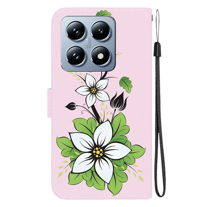 For Xiaomi 14T Wallet Phone Case Anti-Drop Leather Flip Cover Pattern Printing
