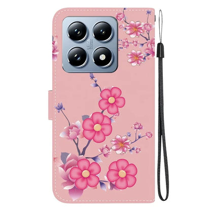 For Xiaomi 14T Wallet Phone Case Anti-Drop Leather Flip Cover Pattern Printing