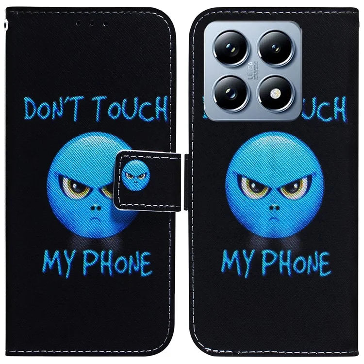 For Xiaomi 14T Wallet Case Pattern Print Leather Phone Cover