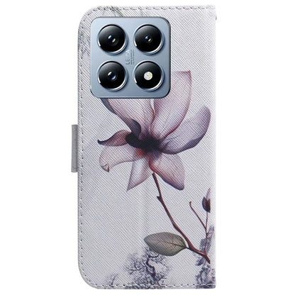 For Xiaomi 14T Wallet Case Pattern Print Leather Phone Cover
