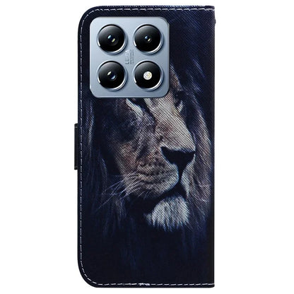 For Xiaomi 14T Wallet Case Pattern Print Leather Phone Cover