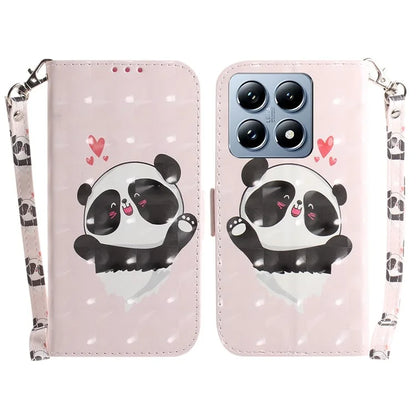 For Xiaomi 14T Case Pattern Printing Leather Wallet Phone Cover