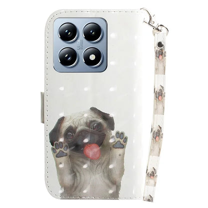For Xiaomi 14T Case Pattern Printing Leather Wallet Phone Cover