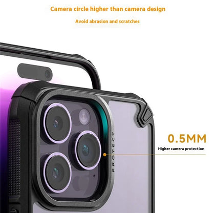For iPhone 16 Pro Case PC+TPU Phone Cover Anti-Drop Phone Case