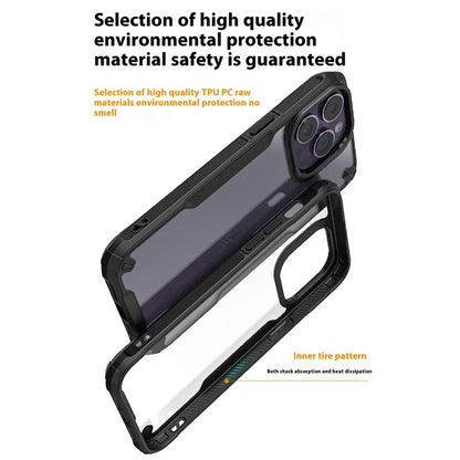 For iPhone 16 Pro Case PC+TPU Phone Cover Anti-Drop Phone Case