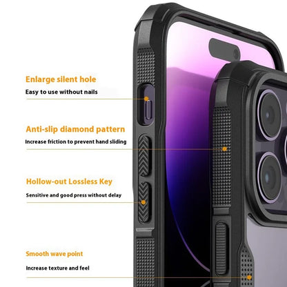 For iPhone 16 Pro Case PC+TPU Phone Cover Anti-Drop Phone Case