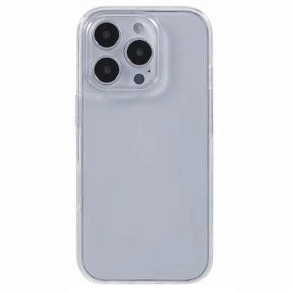 For iPhone 16 Pro Case TPU Frame Clear Acrylic Back Phone Cover with PET Film