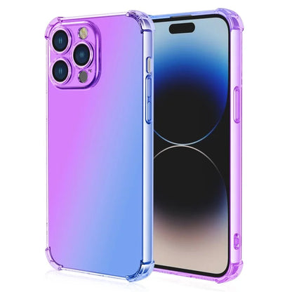 For iPhone 16 Pro Max Case Gradient Color TPU Phone Case Anti-Drop Phone Cover