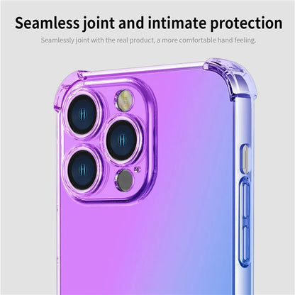 For iPhone 16 Pro Max Case Gradient Color TPU Phone Case Anti-Drop Phone Cover