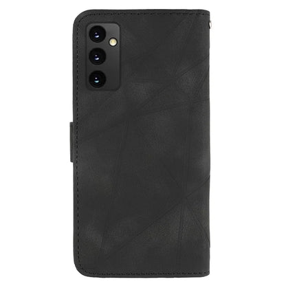 For Samsung Galaxy A16 5G Stand Case Line Pattern Leather Phone Cover