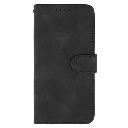 For Samsung Galaxy A06 Stand Case Line Pattern Leather Phone Cover
