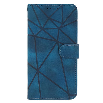 For Samsung Galaxy A06 Stand Case Line Pattern Leather Phone Cover