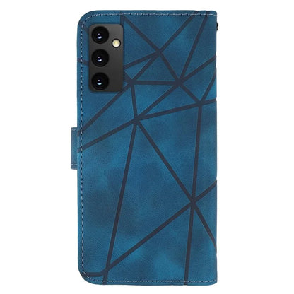 For Samsung Galaxy S24 FE Stand Case Line Pattern Leather Phone Cover